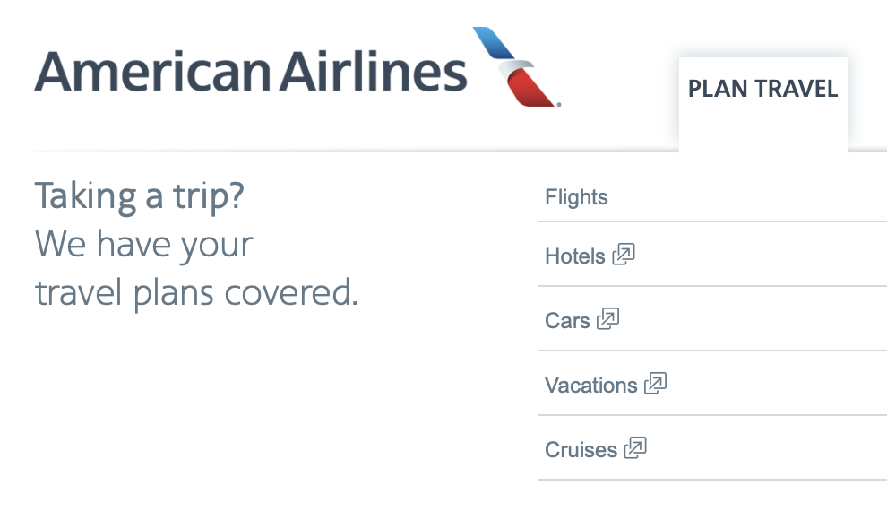 American airlines travel partners